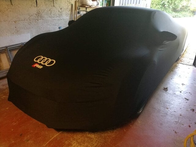 Housse Audi R8 Noire Logo Rs Protection