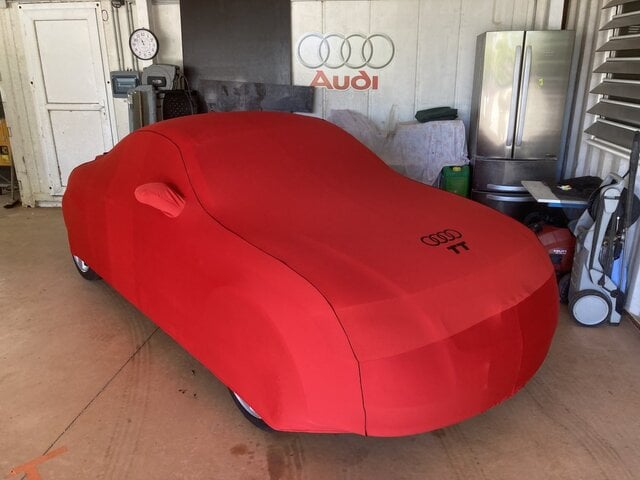 Housse Audi R8 Rouge Logo Rs Garage