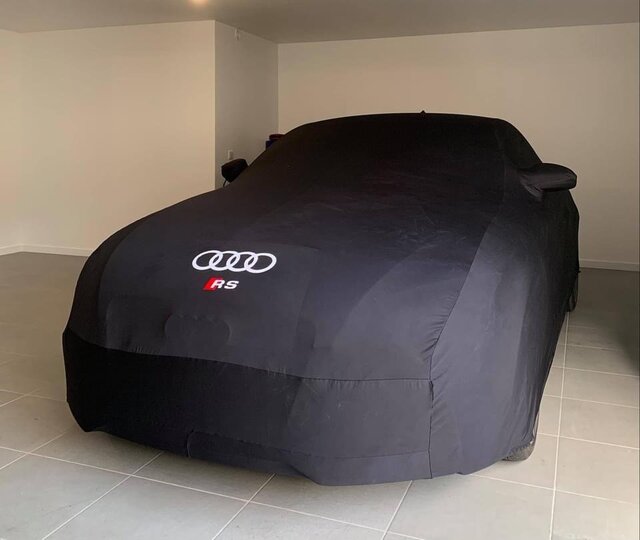 Housse Audi Rs5 Noire Logo Rs Garage