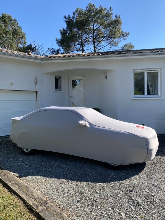 Bache Audi S4 Grise Sur Mesure Domicile