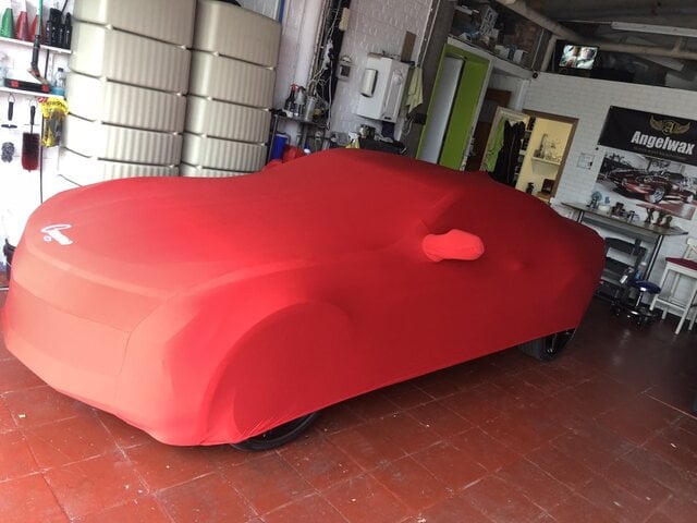 Housse Chevrolet Corvette C6 Rouge Sur Mesure