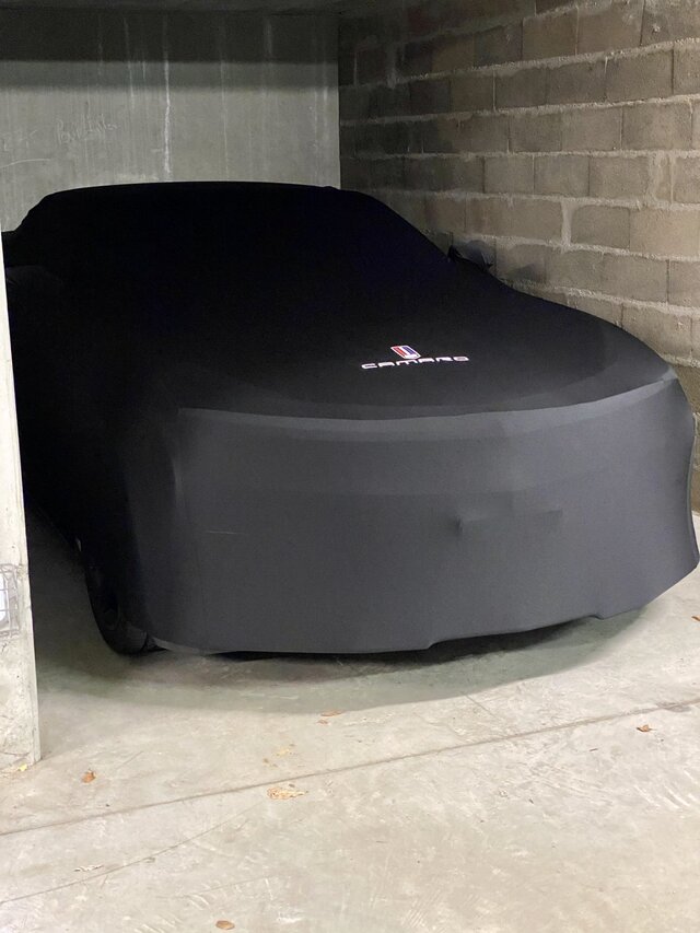 housse chevrolet camaro noire sur mesure