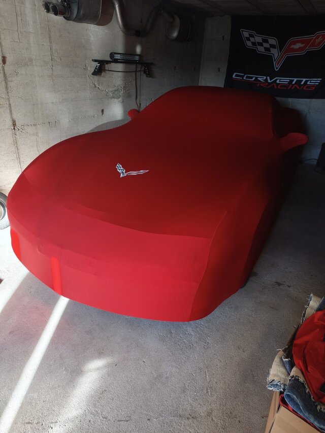 housse chevrolet corvette c6 noire garage