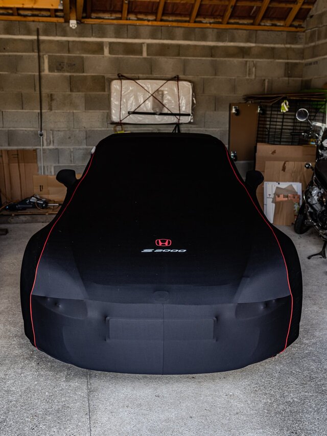 housse honda s2000 rouge sur mesure