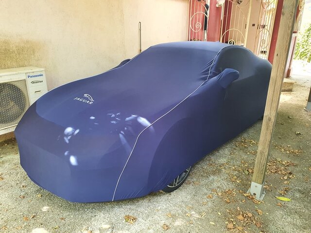 housse jaguar xk8 sur mesure showroom