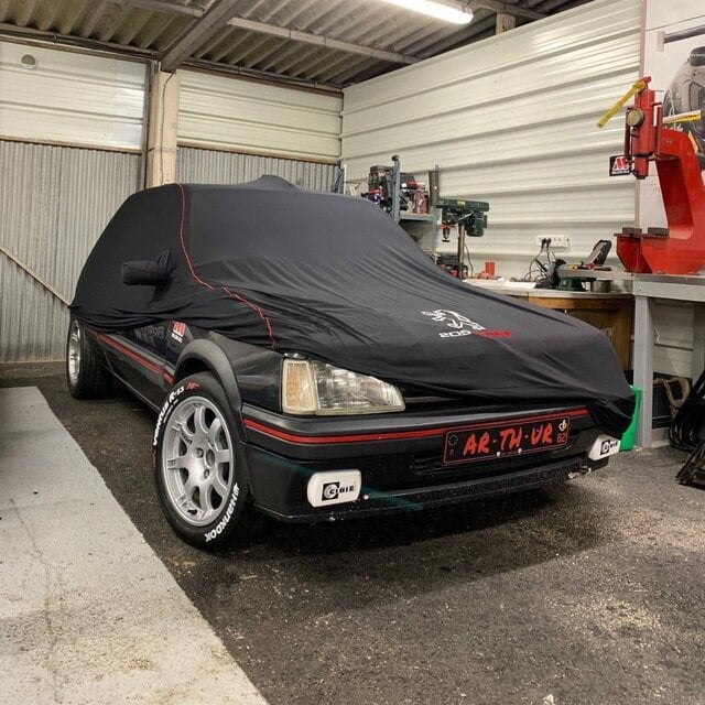 Housse Peugeot 306 Cabriolet Noire Dustcover