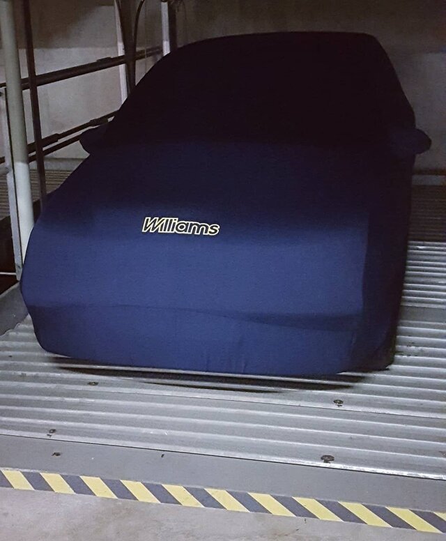 housse renault clio williams bleue sur mesure protection