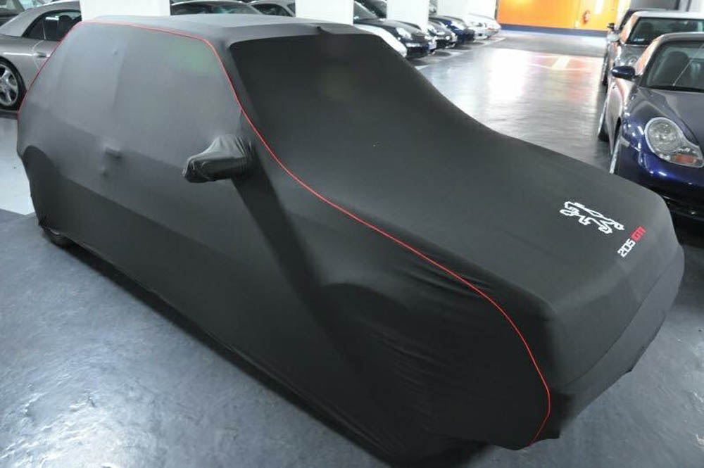 Bâche protection sur-mesure Peugeot 205 Cabriolet - Housse Jersey  Coverlux+© : usage garage